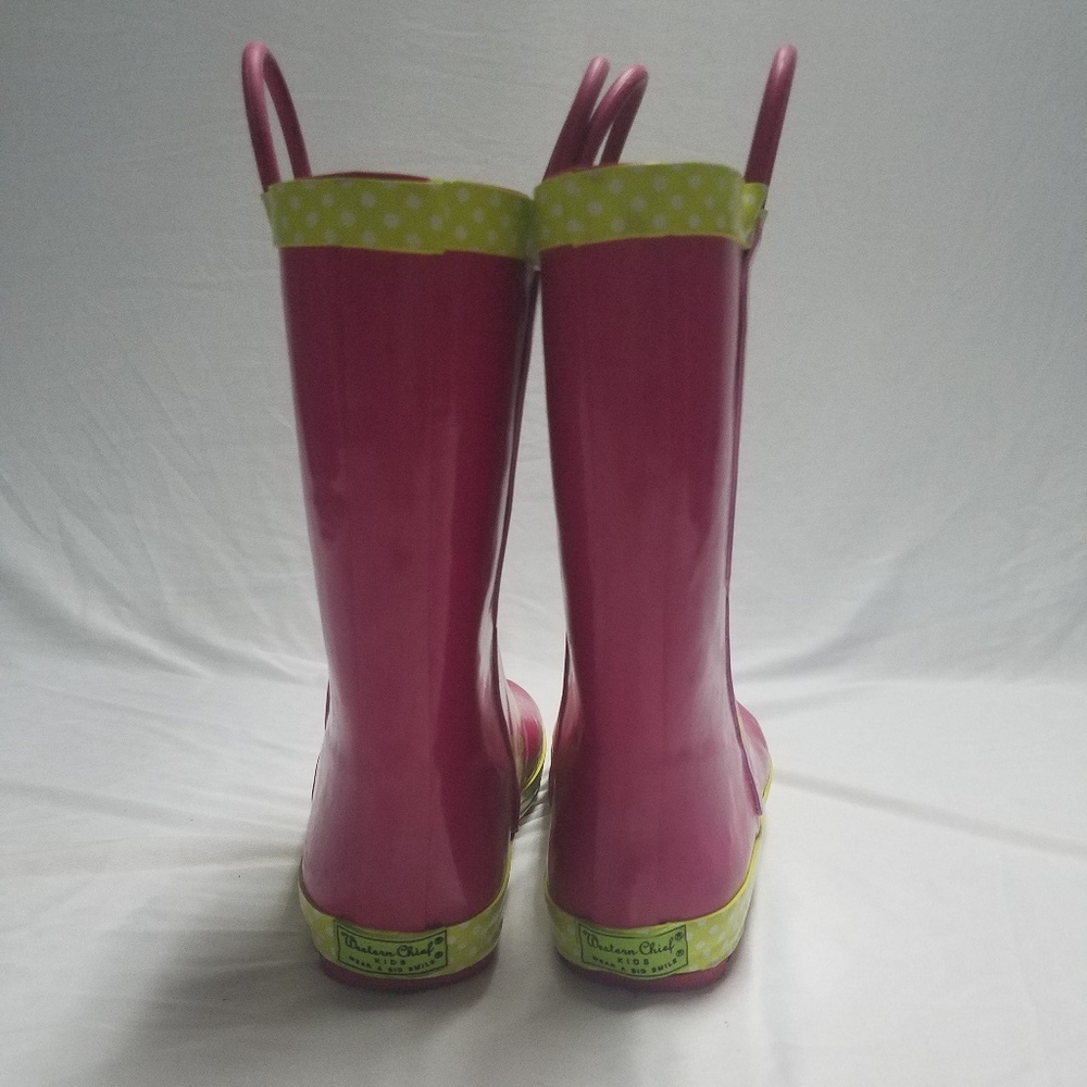 Kids Western Chief Butterfly Star-Pink Rain Boot - Picture 3 of 5